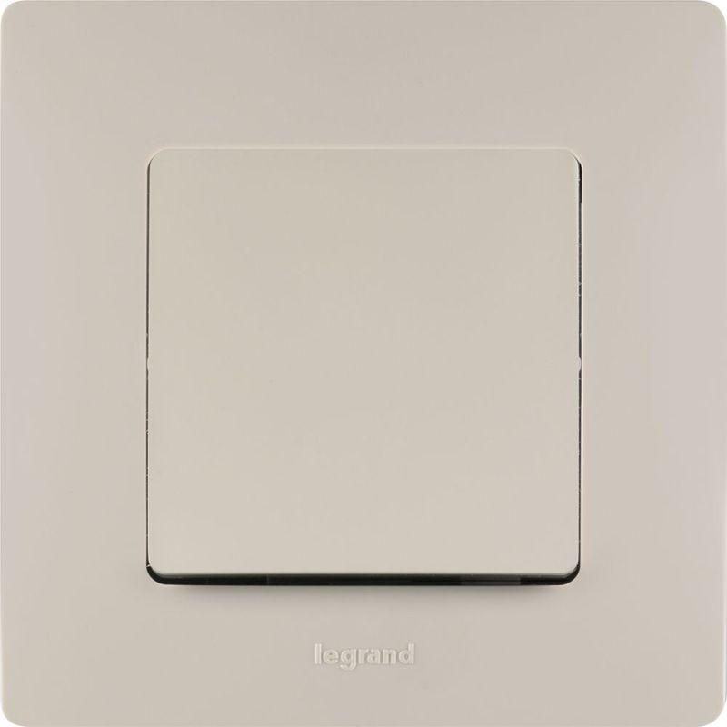 Переключатель 1-кл. СП Etika 10А IP20 250В 10AX безвинтов. зажимы механизм сл. кость IEK 672305