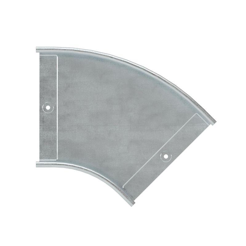 Угол для лотка горизонтальный 45град. 50х50 CPO 45 в компл. с крепежн. элемент. гор. оцинк. DKC 36060KHDZ