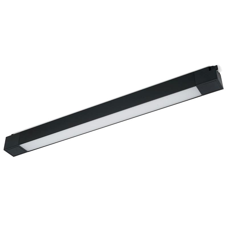 Светильник светодиодный трековый на шинопровод 30Вт 2100лм 2700К 120град. черн. AL132 MattLine FERON 51014