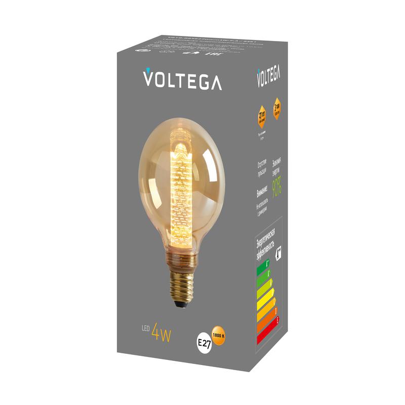 Лампа светодиодная филаментная Loft 271 G95 4Вт 1800К E27 Voltega 8561