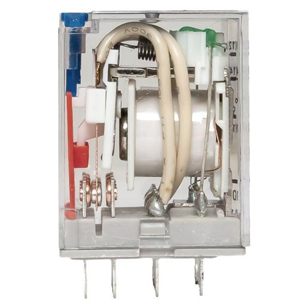 Реле промежуточное с кнопкой и мех. индикацией RPAt 22/3 10A 110В DC AVERES EKF rpat-22-3-110DC