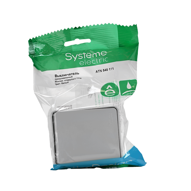 Выключатель 1-кл. ОП AtlasDesign PROFI IP54 10AX бел. SE ATN540111