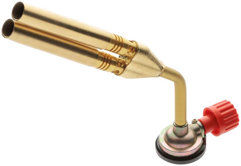 Горелка газовая двойн. для стандартного цангового баллона КУРС 67630