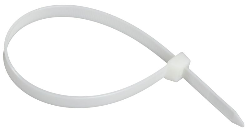 Хомут 12.4х380мм P6.6 стандартный бел. (уп.100шт) IEK UHH30-D124-380-100-K01