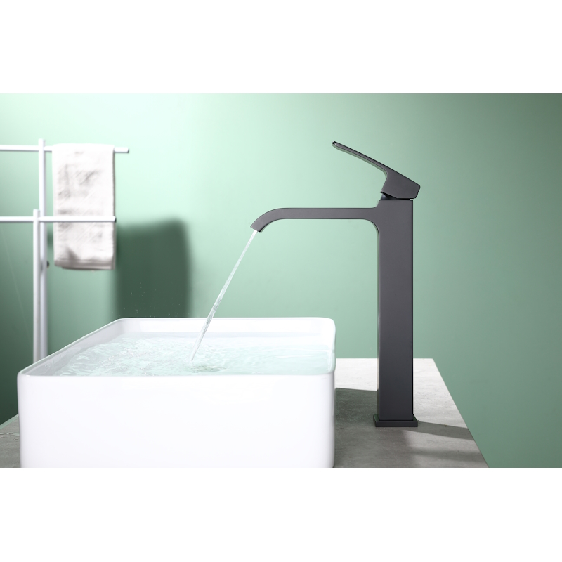 Смеситель для раковины высокий Raglo R02.15.06, черный