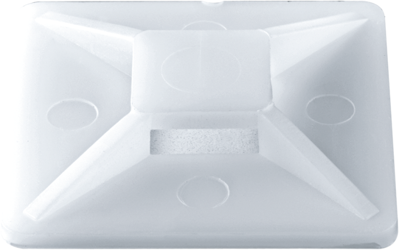 База монтажная самоклеящаяся OFP-20-100-WH 20х20 бел. (уп.100шт) ОНЛАЙТ 90746