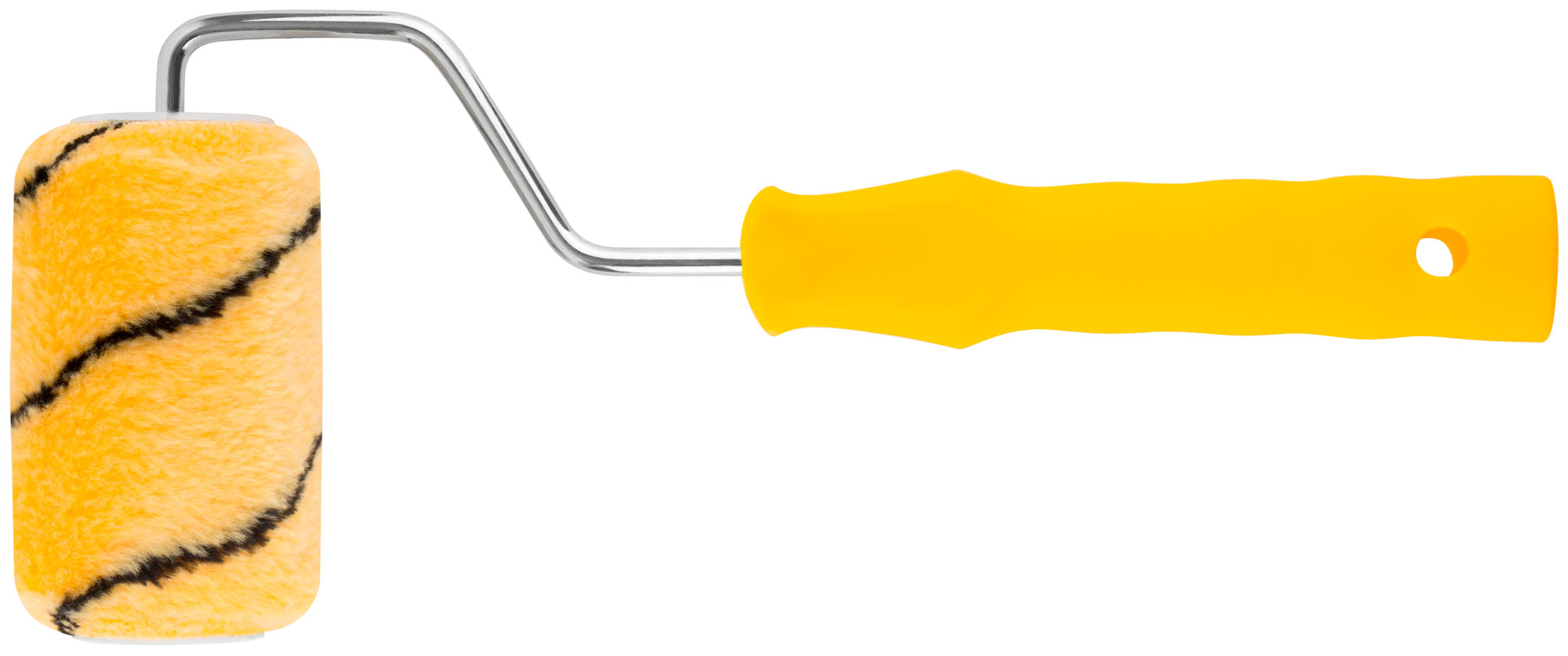Валик полиакриловый, бежевый с черной полоской, диам. 40/61 мм; ворс 10,4 мм, 100 мм
