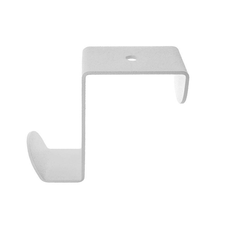 Держатель для хранения одежды в стиле лофт крепление на дверь 3 штуки бел. Rexant 38-0712