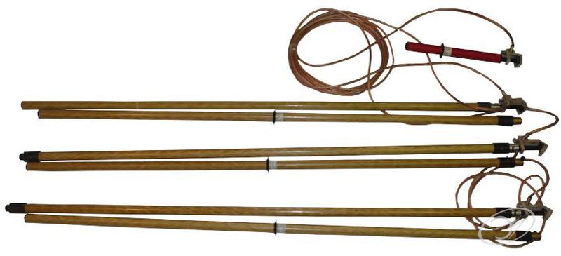 Заземление переносное для воздушных линий ЗПЛ-220Н-3 сечение 25мм с протоколом испытаний ЭЛЕКТРО ТРЕЙД ZAP190-25-P