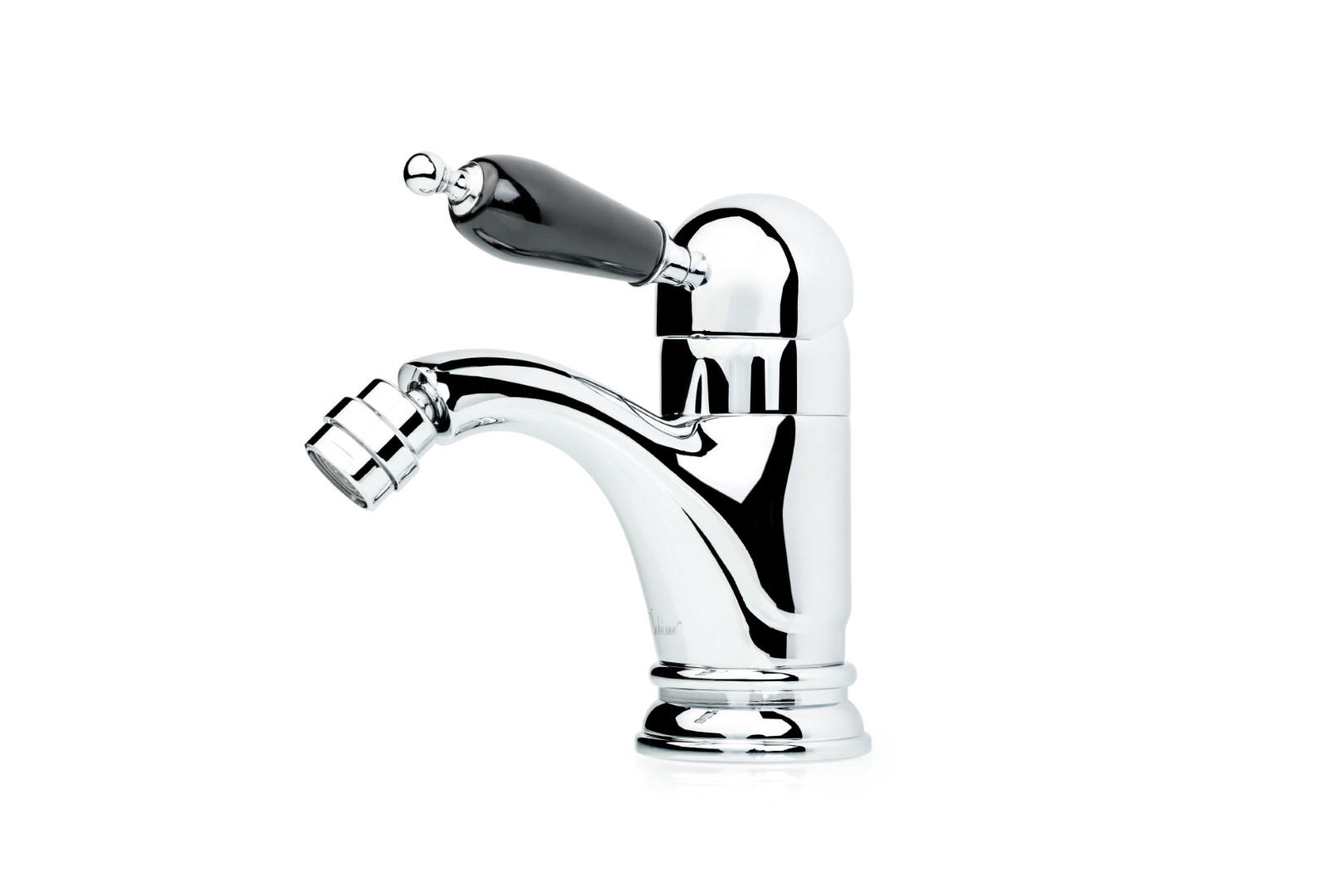 Смеситель для биде TRADIZIONALE CHROMO одноручковый c черной керамикой