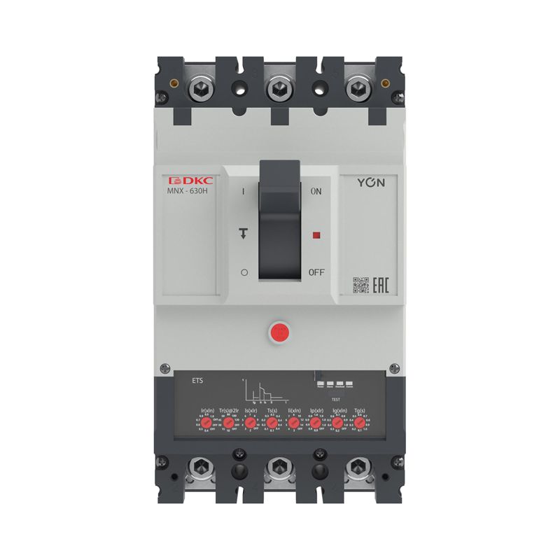 Выключатель автоматический 3P 630А 150кА pro MNX630H при AC415V расцепитель ETS YON MNX630H3PETS0630