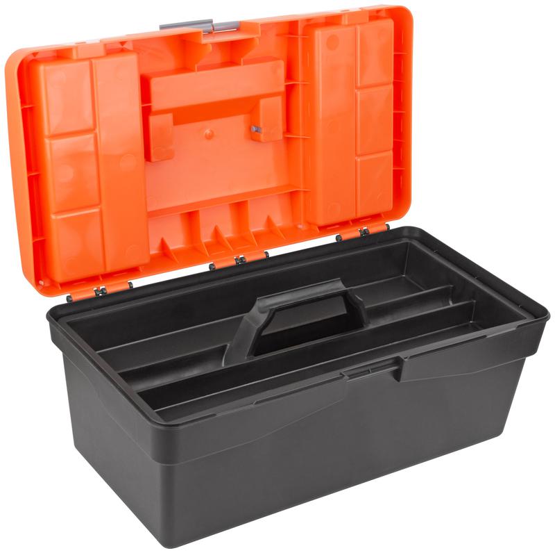 Ящик для инструмента пластиковый 17дюйм ( 420х220х180мм ) FIT 65577