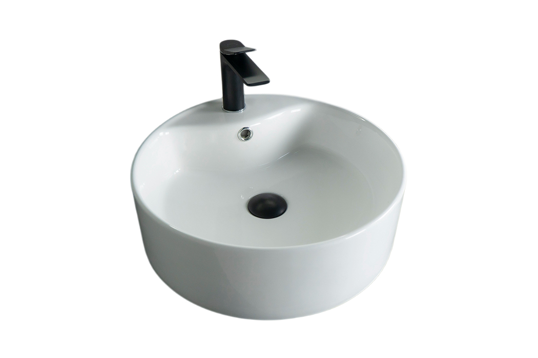 Раковина Gid N9008b 51104 накладная белая 46x46x16