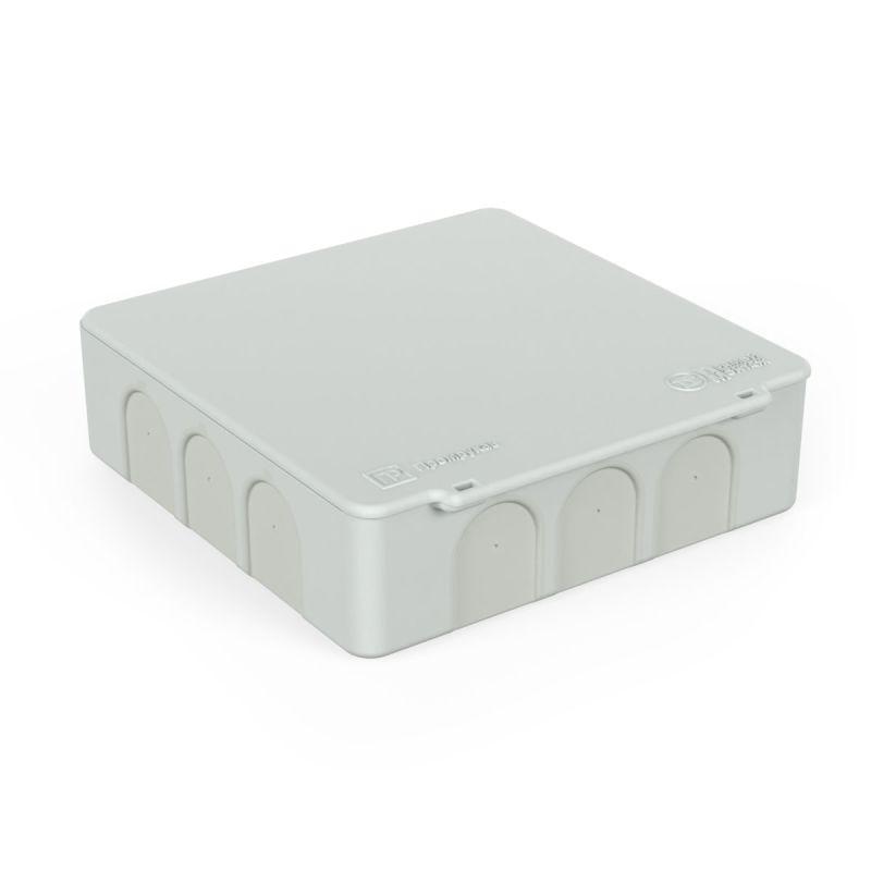 Коробка распределительная ОП 100х100х30 (HF) для прям. монтажа двухкомп. безгалоген.(уп.8шт) Промрукав 60-0302м