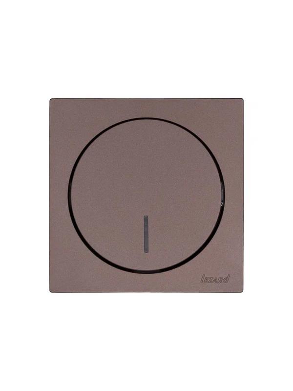 Выключатель 1-кл. СП OSEN 10А IP20 с подсветкой механизм шоколад LEZARD 743-7388-111