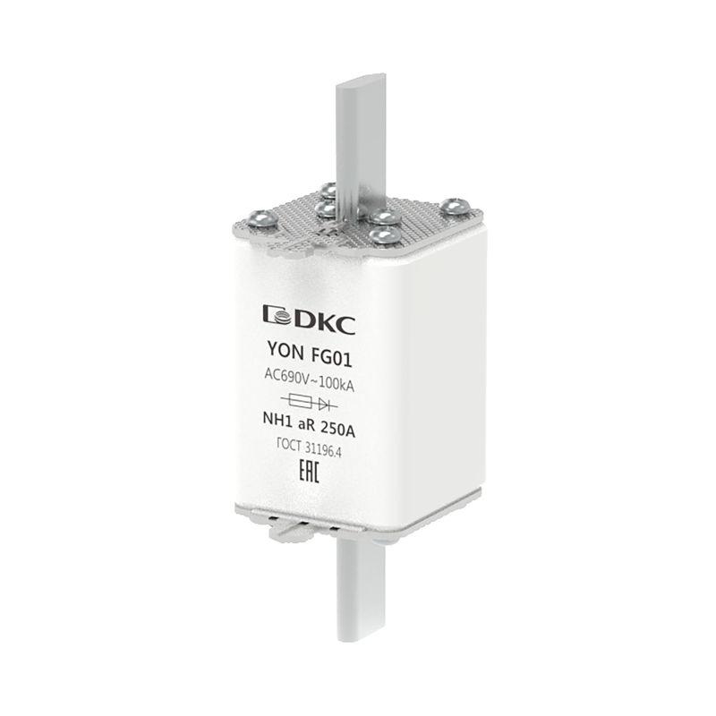 Предохранитель YON ножевого типа FG1 250А 690В хар-ка aR DKC 1FG01-0250-690V-AR