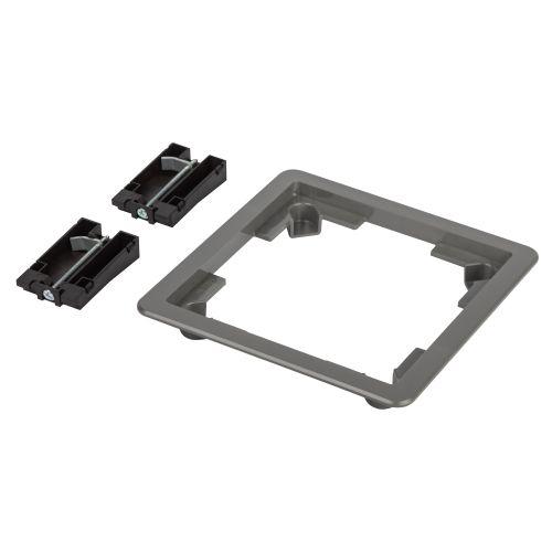 Люк 18-7001-03 комплект для установки люка IP66 в фальш-пол (рамка+монтаж. лапки) сер. Эра Б0063310