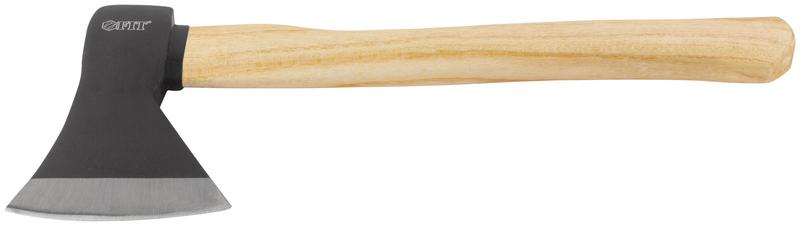 Топор 800г деревянная полированная ручка; кованая усилен. сталь FIT 46138