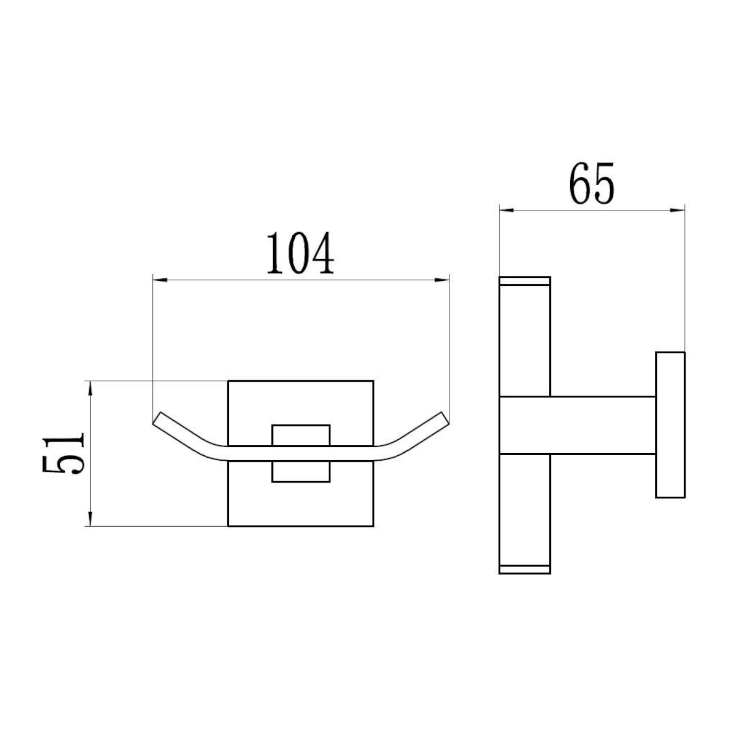 Крючок для ванной комнаты Savol S-06554C, бронза