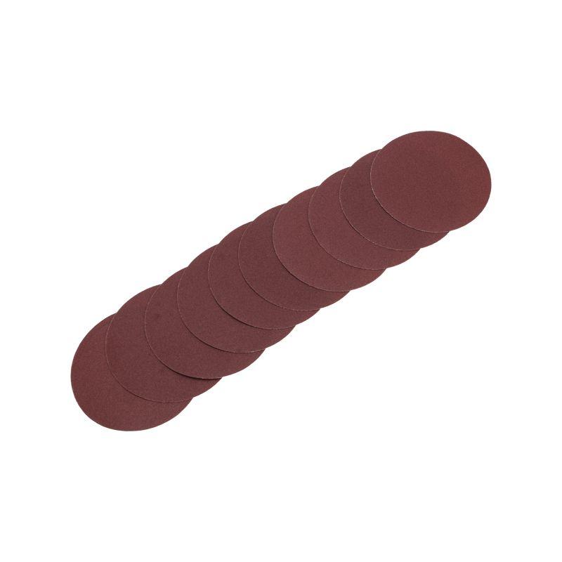 Диск абразивный на ворсовой основе на липучке без отверст. P150 125мм (уп.10шт) Kranz KR-91-1149