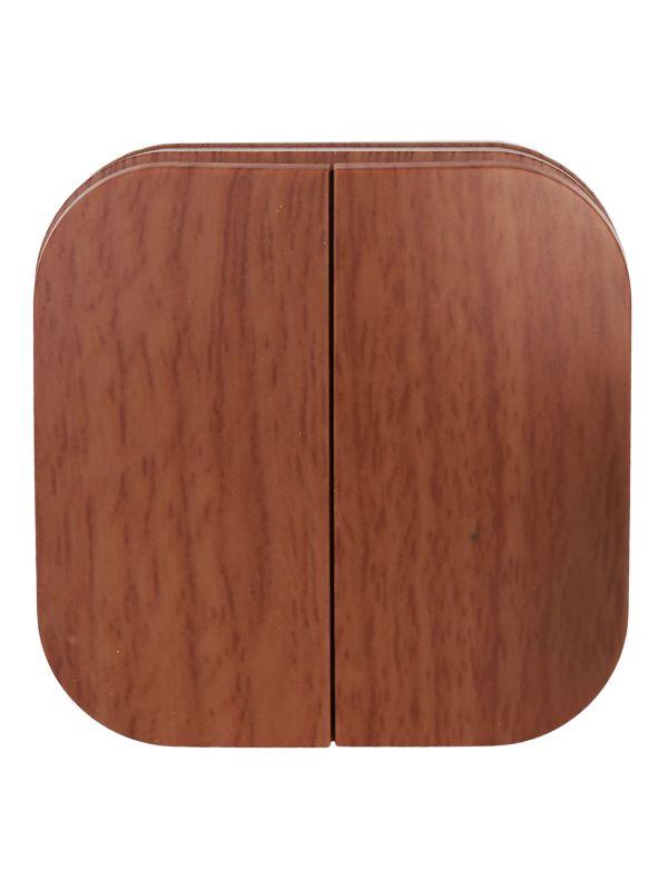 Выключатель 2-кл. ОП GLORY 10А ВС20-2-0-ХД дуб IEK EVH20-K24-10