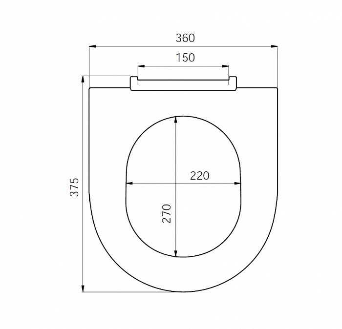Сиденье для унитаза IDDIS (ID 01 138.1)