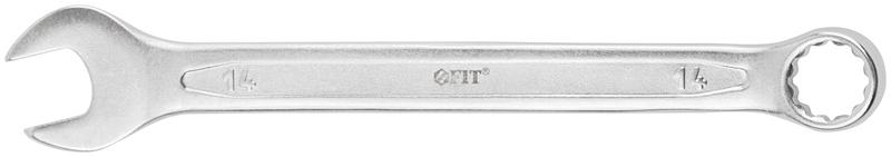 Ключ комбинированный усиленный "Гранд" CrV холодный штамп 14мм FIT 63284