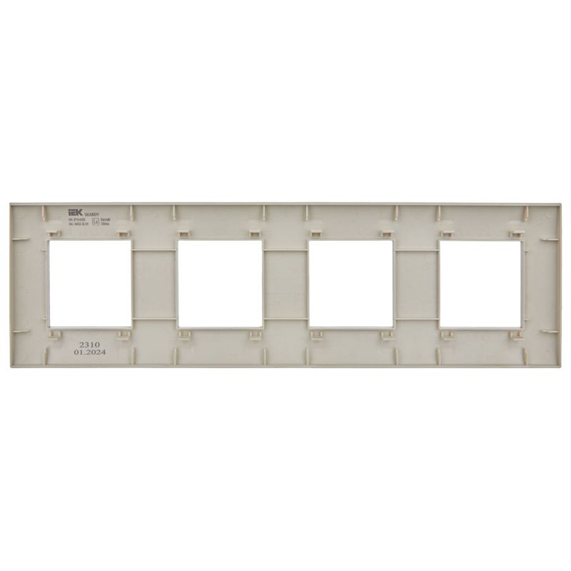 Рамка 4-м SKANDY SK-F01B беж. IEK SK-M42-K10