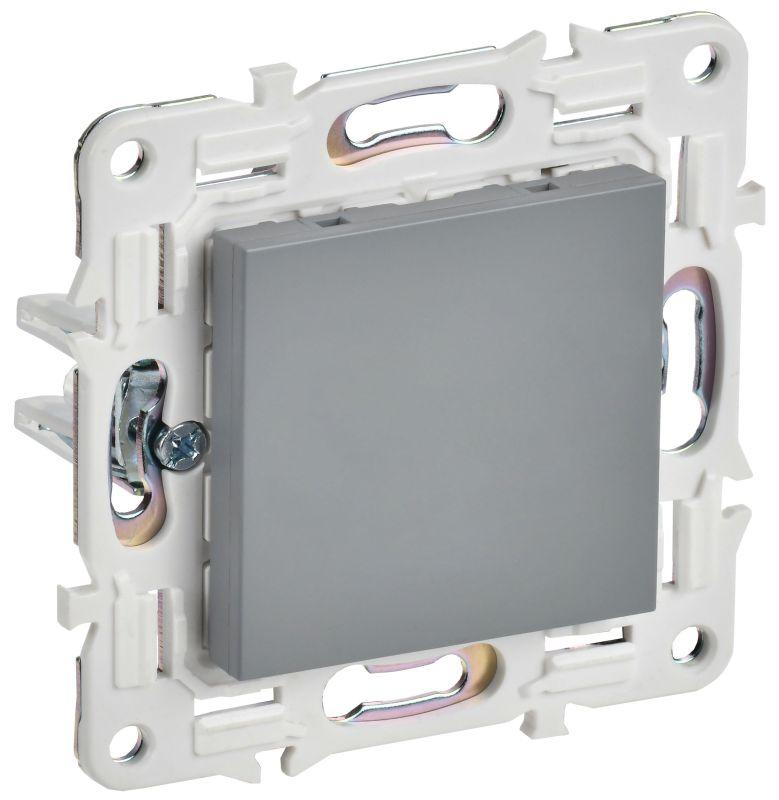 Заглушка с суппортом SKANDY SK-C01Gr сер. IEK SK-PL10-K03