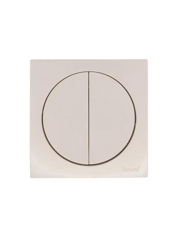 Выключатель 2-кл. СП OSEN 10А IP20 механизм сл. кость LEZARD 743-9088-101