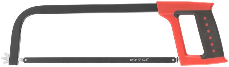 Ножовка по металлу 300мм пластик. прорезиненная ручка КУРС 40057