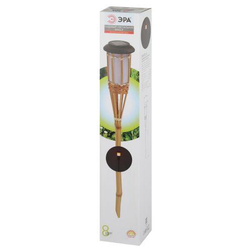 Светильник светодиодный садовый ERASF22-24 "Факел бамбук" 56см уличный на солнечн. батарее Эра Б0053382