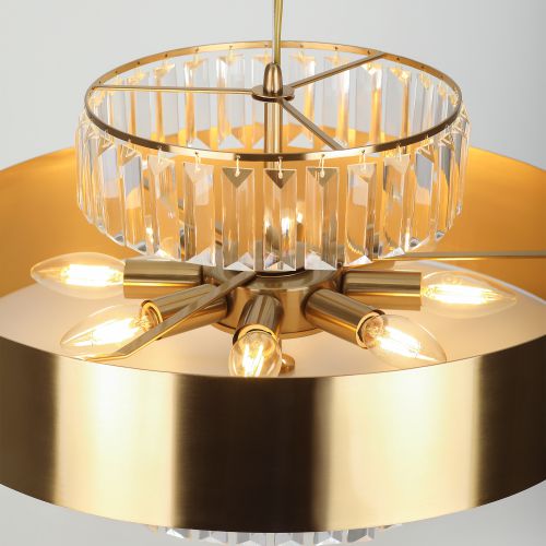 Люстра Vickie 1051-306 40Вт 6хE14 хрусталь Rivoli Б0061902