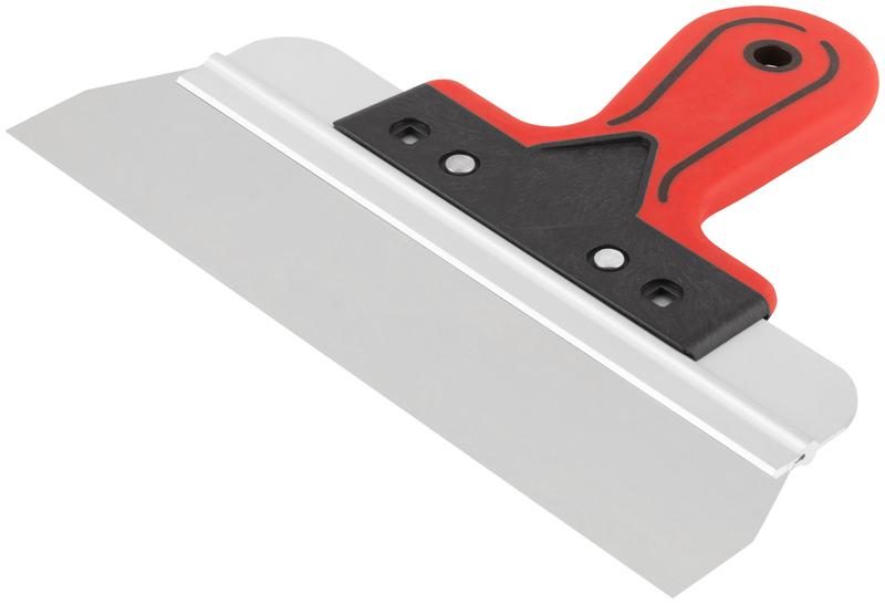 Шпатель фасадный Профи 250мм прорезиненная ручка нерж. сталь КУРС 06423