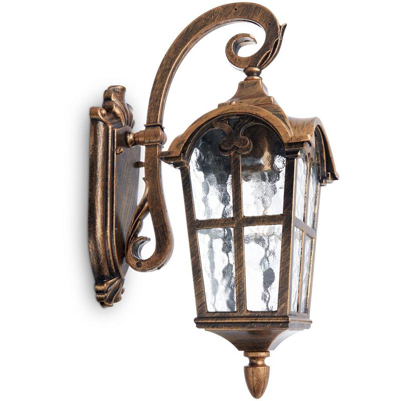 Светильник садово-парковый 60Вт 230В E27 черн. зол. PL103 FERON 11295