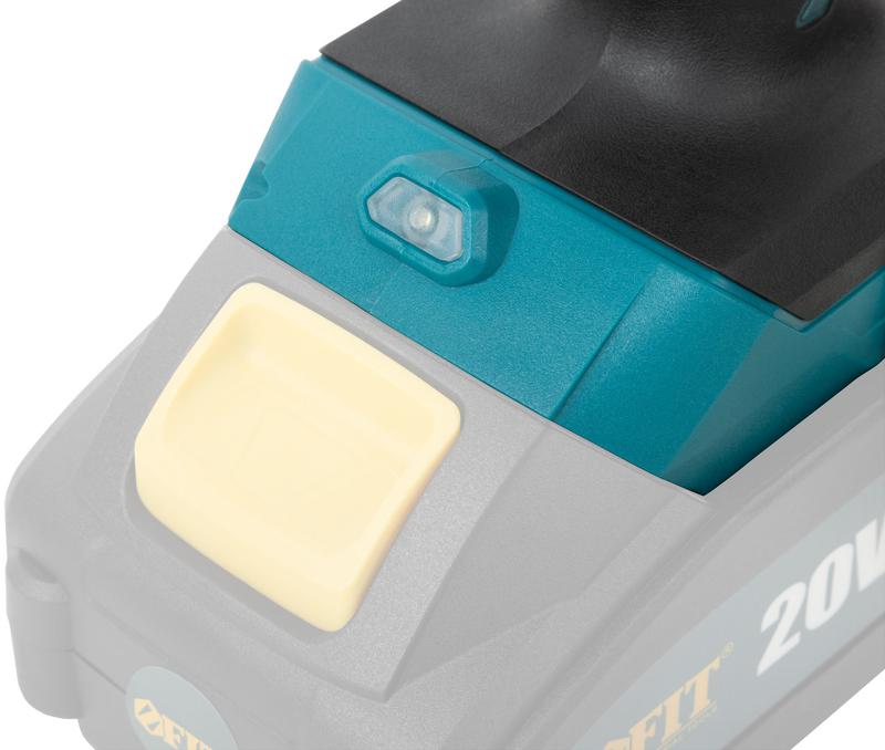 Дрель-шуруповерт аккумуляторная бесщеточная 20В 2000об/мин 100Нм FIT 79907