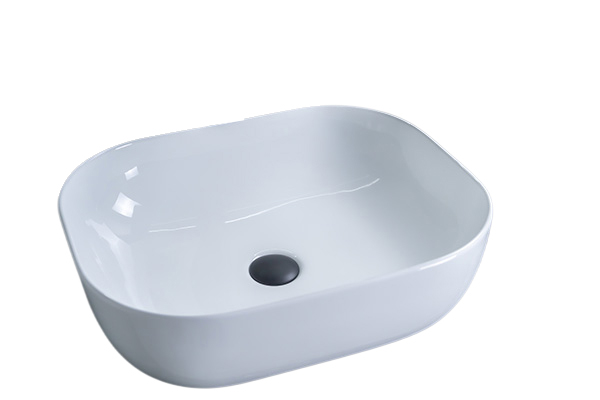 Раковина Gid D1302 51198 накладная белая 50x40x14