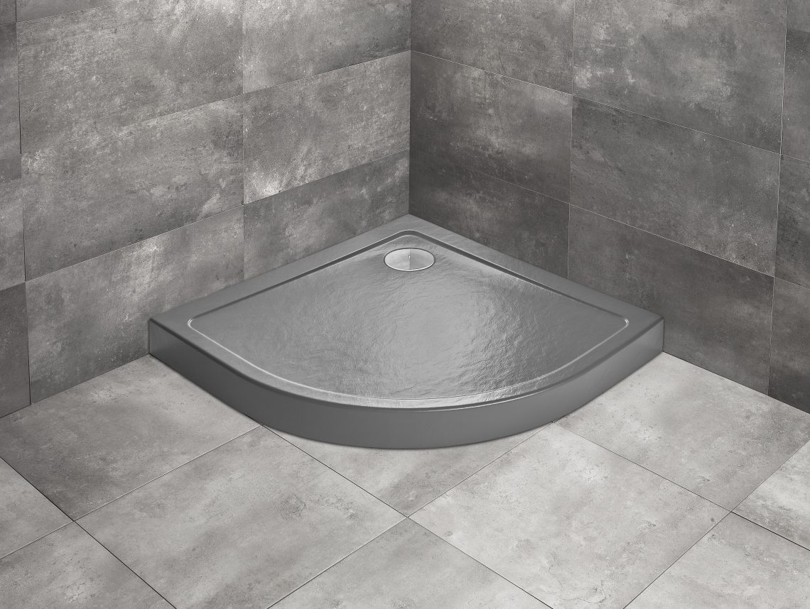 Душевой поддон Doros A Compact 90x90 Stone Anthracite