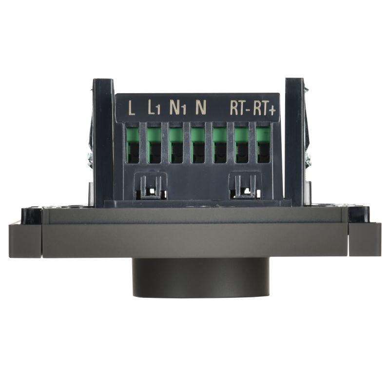 Термостат электронный FORTE&PIANO FP352 с индикацией сер. IEK FP-RT11-K03