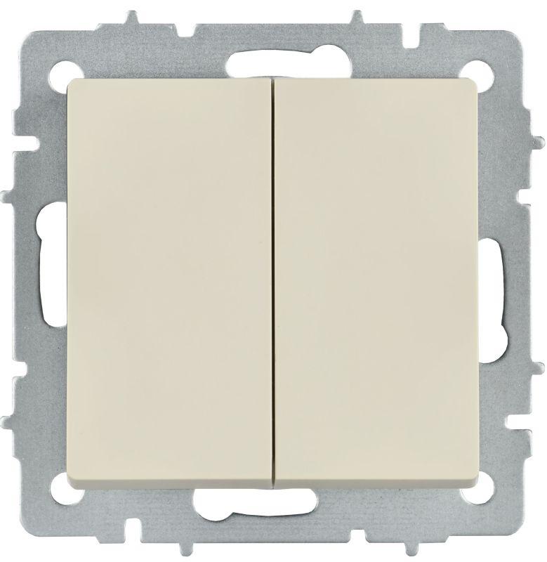 Выключатель перекрестный 2-кл. СП BRITE ВС10-2-3-БрКр 10А механизм беж. IEK BR-V23-0-10-K10