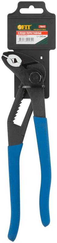 Клещи переставные с пластиковой вставкой быстрая регулировка профи 260мм (70/85мм) FIT 70645