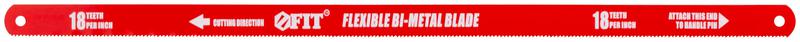 Набор полотен ножовочных по металлу 300мм Профи (Bi-Metal) 18 ТPI (уп.10шт) FIT 40180
