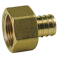 Прямой фитинг Giacoqest с внутренней резьбой 1/2"x1/2"F для обжимного соединения