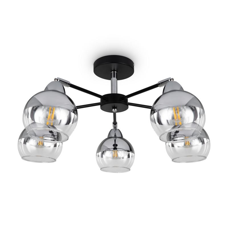 Светильник Jasper 60Вт E27х5 IP20 подвесной Freya FR5225PL-05B