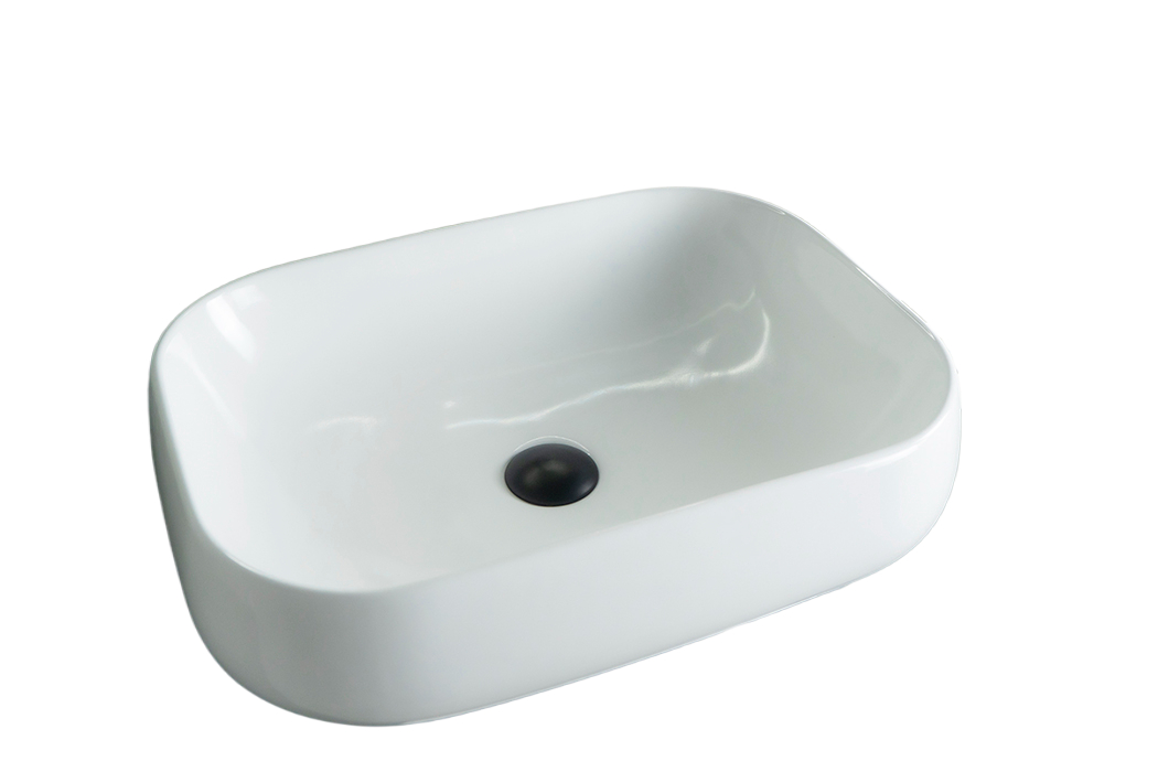 Раковина Gid N9243 51135 накладная белая 56x42x14