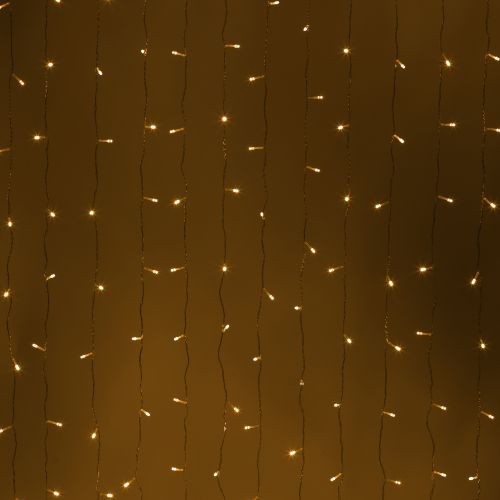 Гирлянда светодиодная "Занавес" 3х3м 300LED тепл. бел. 220В Holiday INZL-01Z Intro Б0060439