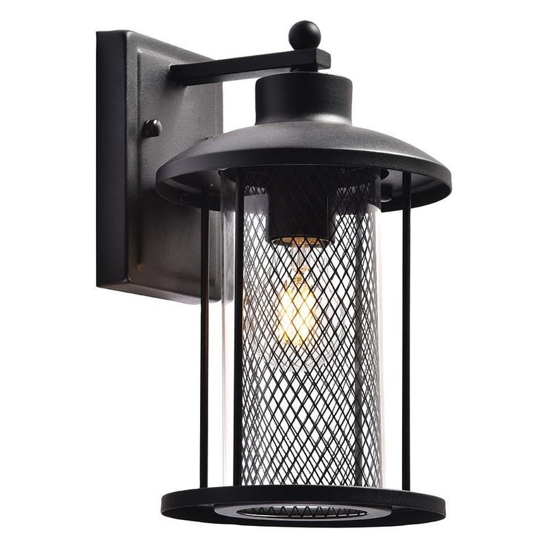 Светильник садово-парковый с клеммой в комплекте 60Вт 230В E27 черн. PL721 FERON 48388