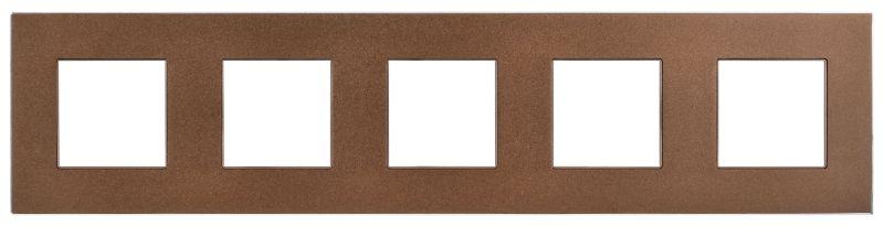 Рамка 5-м SKANDY SK-F35Br металл шоколад IEK SK-M52-M-K30