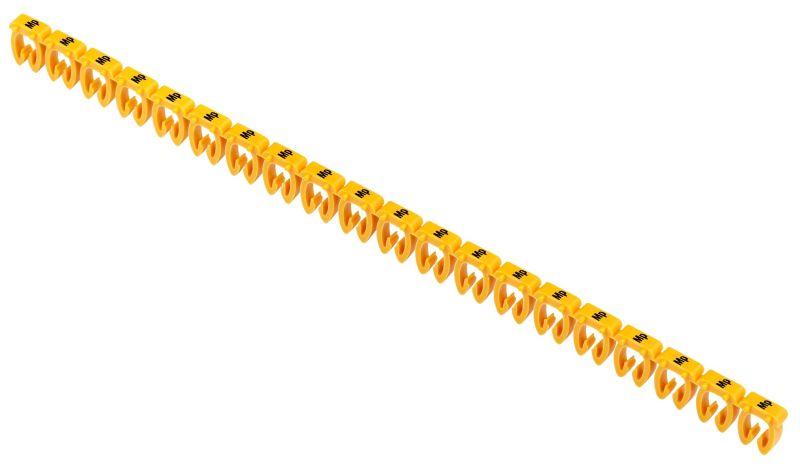 Маркер открытого типа KE 4-6кв.мм символ "MP" (уп.200шт) IEK UMK-KE3-MP