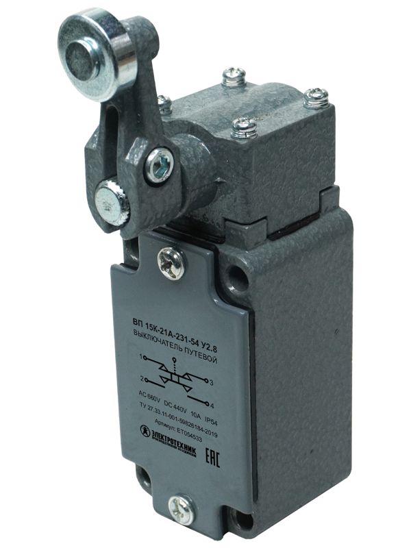 Выключатель конечн. ВП 15К-21А-231-54 У2.8 Электротехник ET054533